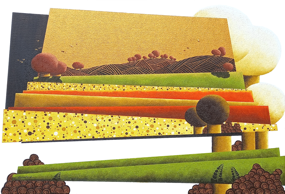 In this lopsided landscape