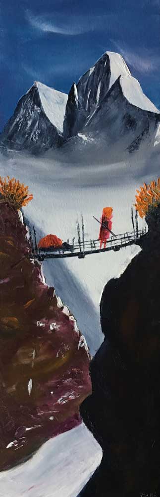 The Yak and his master