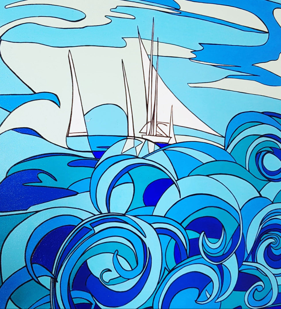 The blue waves