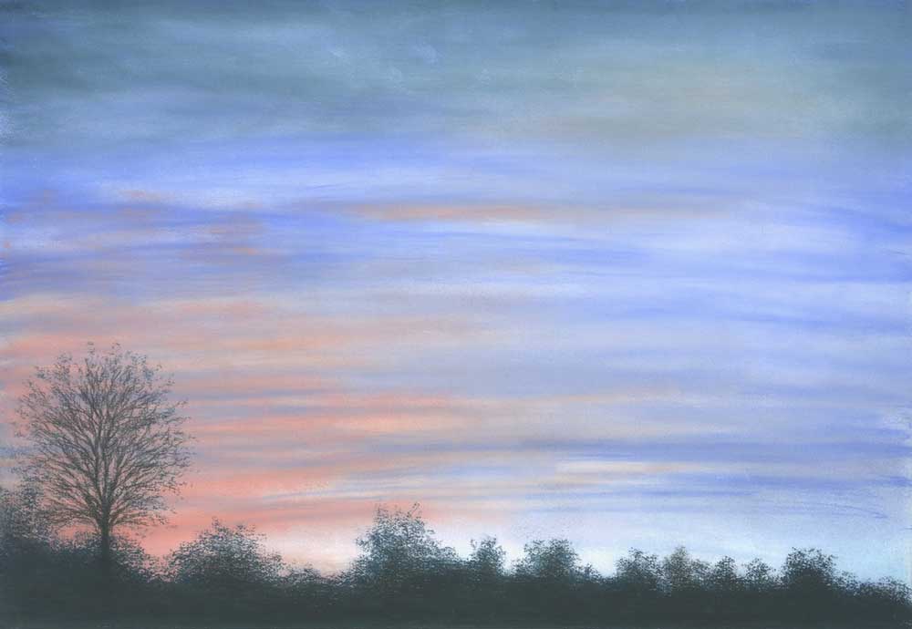 The end of a beautiful day