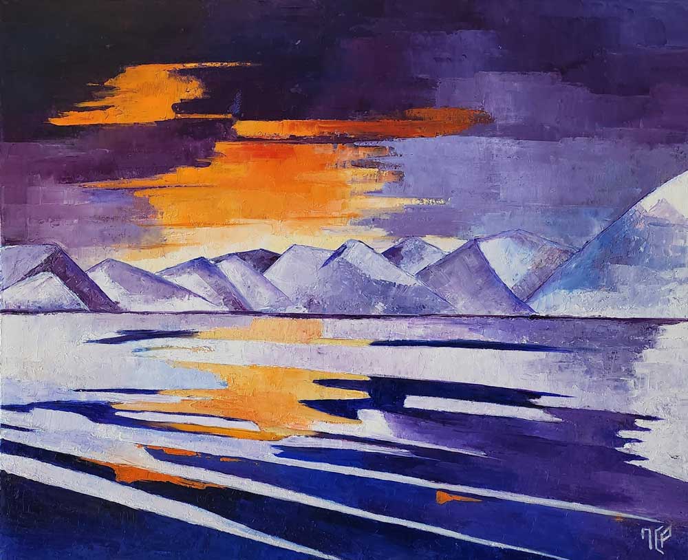 Sunset in the Arctic