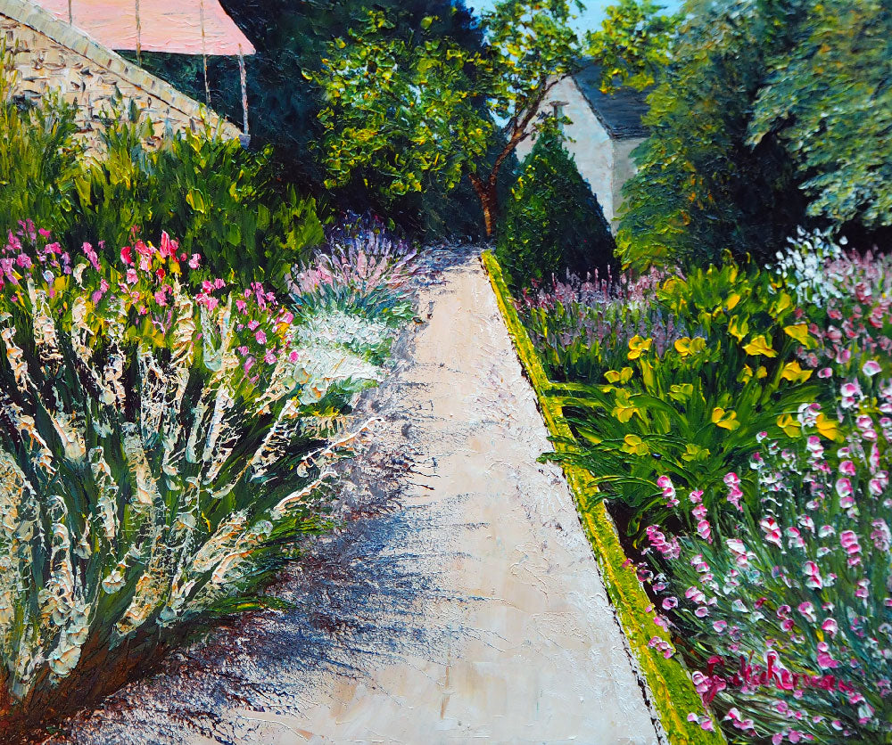 The garden path - 55 cm x 46 cm