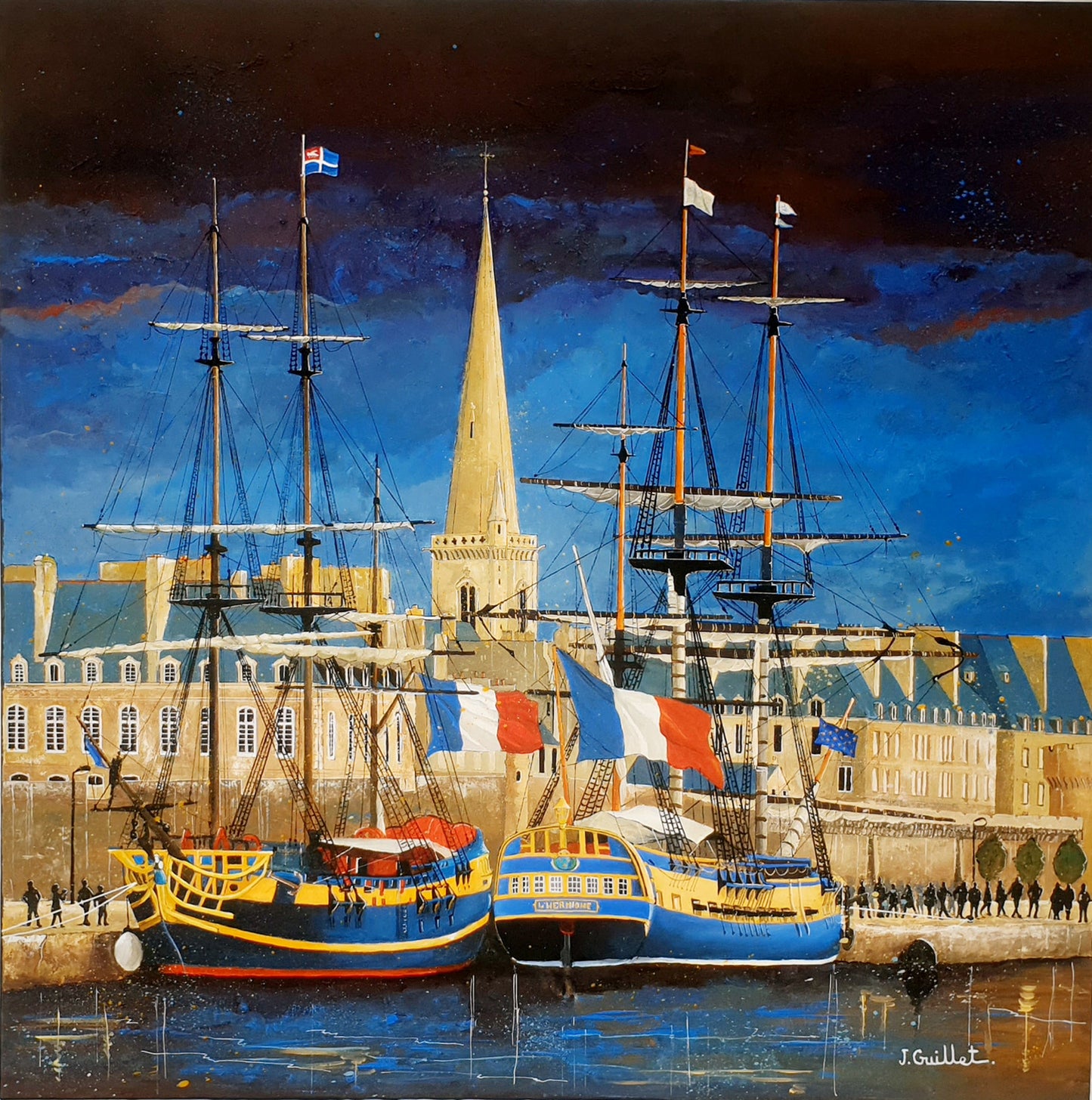 Saint Malo - 90 x 90 cm