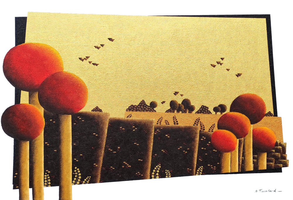 Soir d'été - 50 cm x 73 cm