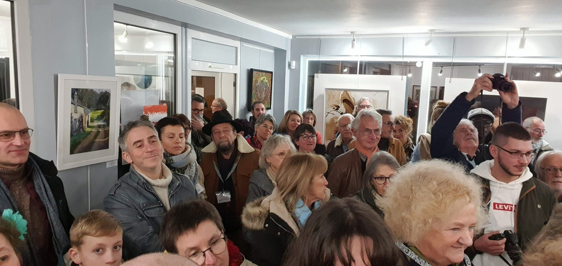La foule au vernissage de la Grande Expo 2022