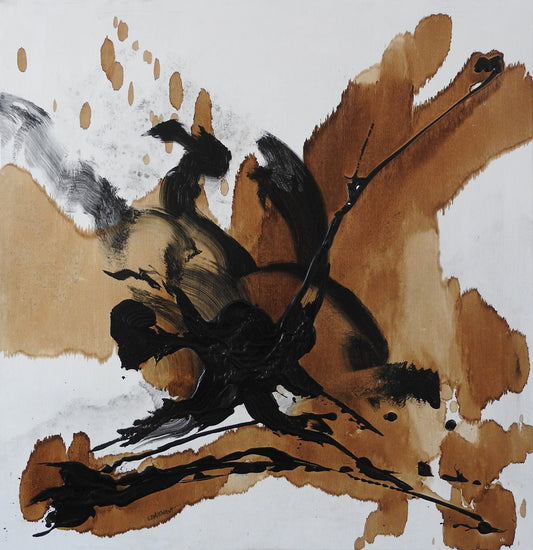 L'esprit du temps - 80  x 80 cm