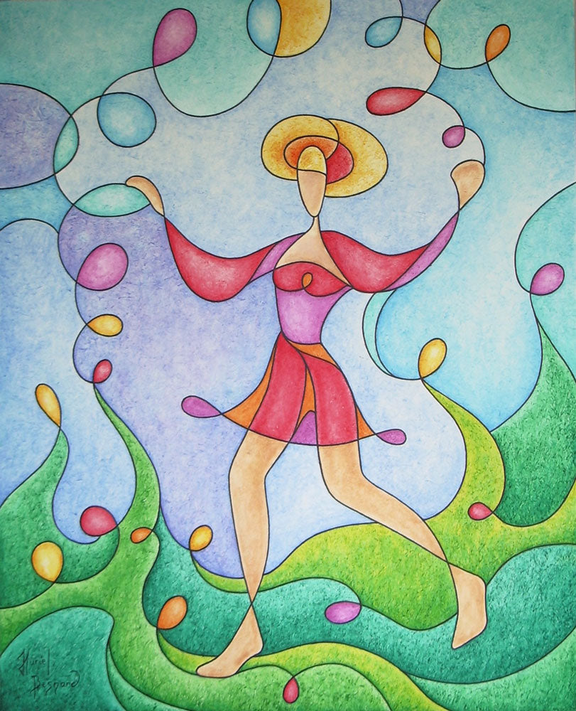 La jongleuse de bulles