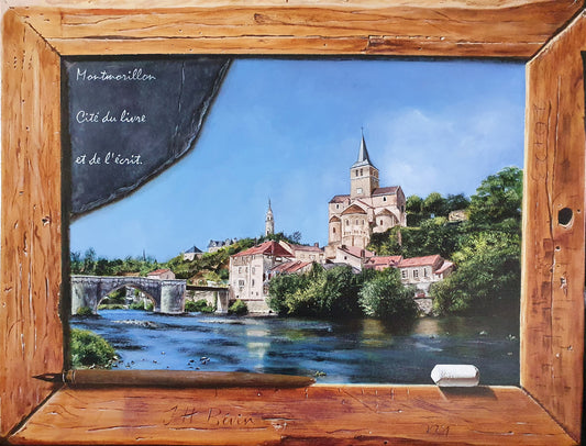 Montmorillon sur mon ardoise