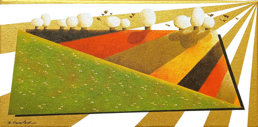 Ensoleillement sur les prairies