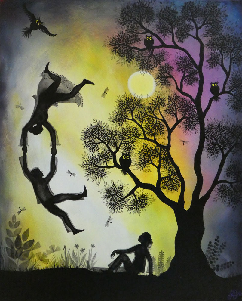 S'envoler et danser au clair de lune