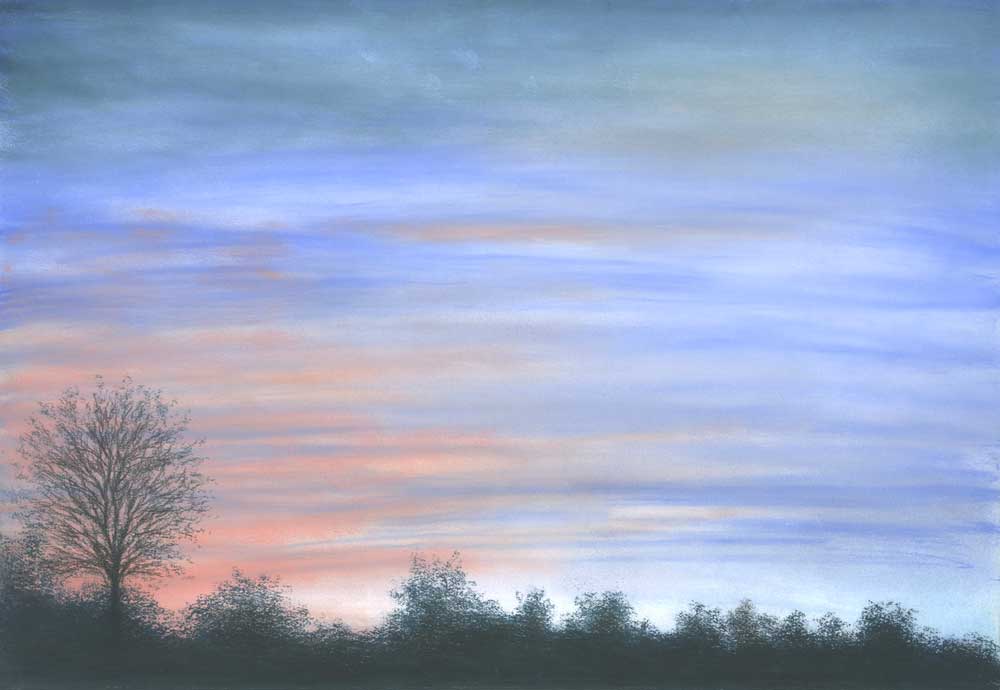 The end of a beautiful day