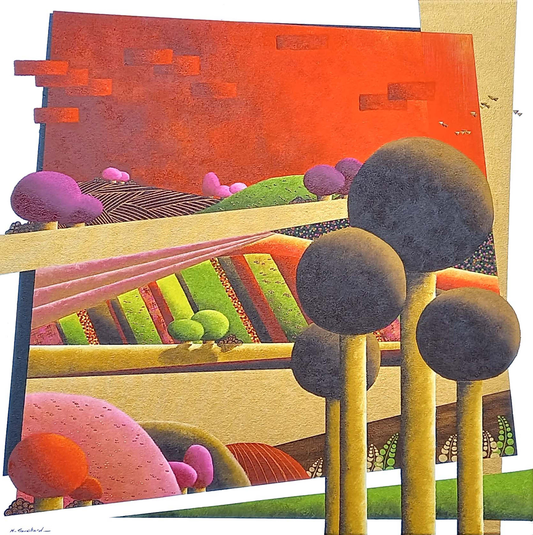 Une belle fin de journée colorée