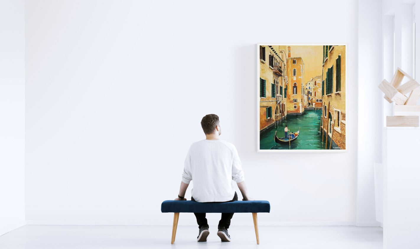 Venezia, solo il canale - 65 x 54 cm