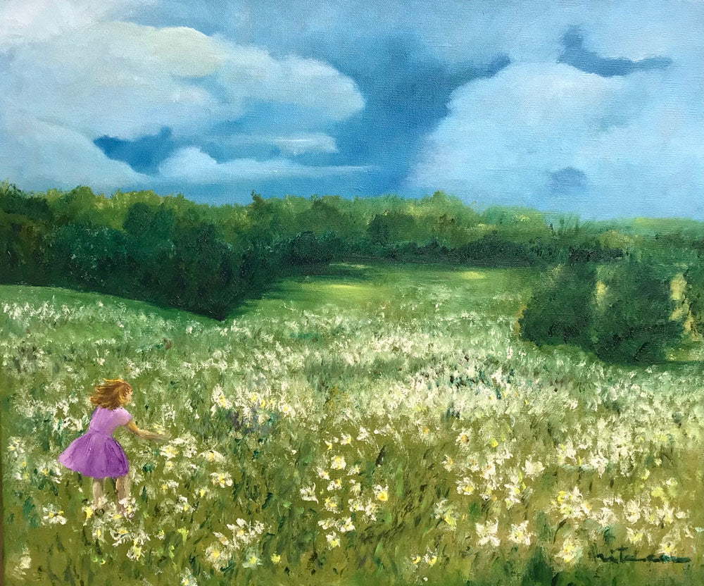 Le champ de narcisses