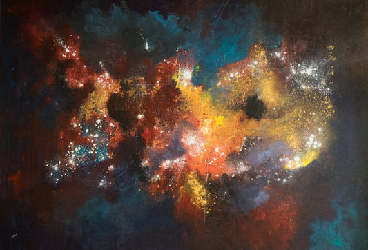 Galaxies - 100 x 73 cm