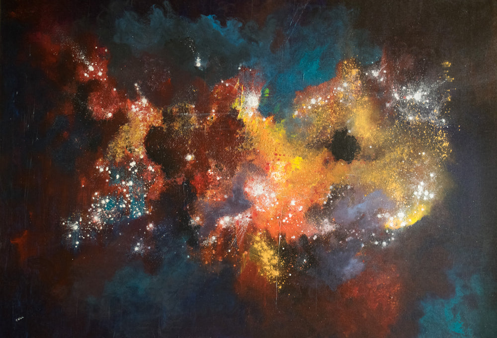 Galaxies - 100 x 73 cm