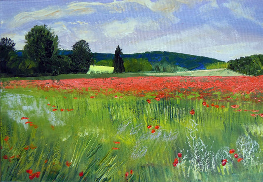 Coquelicots - 55 cm x 38 cm