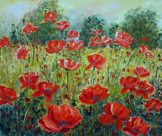 Coquelicots - 55 cm x 46 cm
