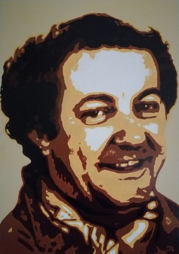 Coluche - 65 x 46 cm