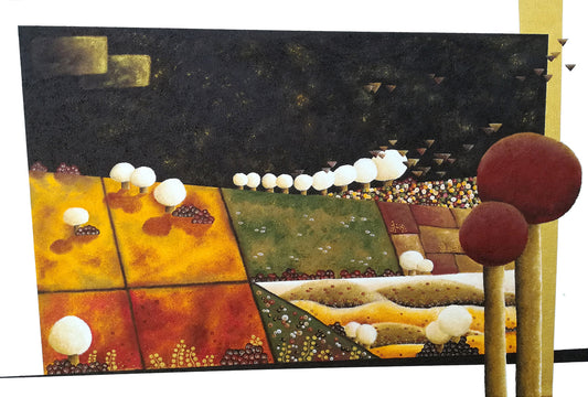 Jardin d'été II - 50 x 73 cm