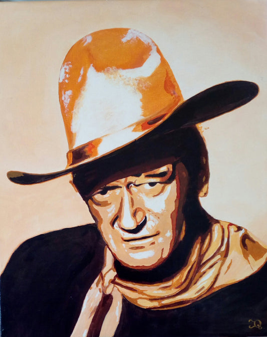 John Wayne - 46 x 38 cm