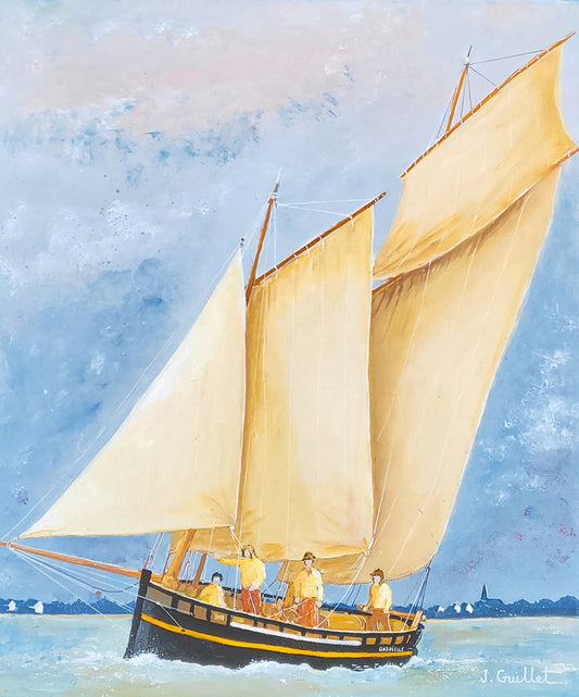 Vieux Gréement 2  - 55 x 46 cm