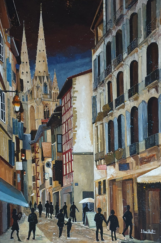 Bayonne la Cathédrale - 100 x 70 cm