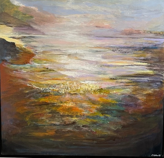 Ephemeral light - 80 cm x 80 cm