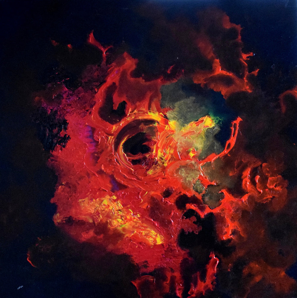 Naissance Planète 2 - 80 x 80 cm